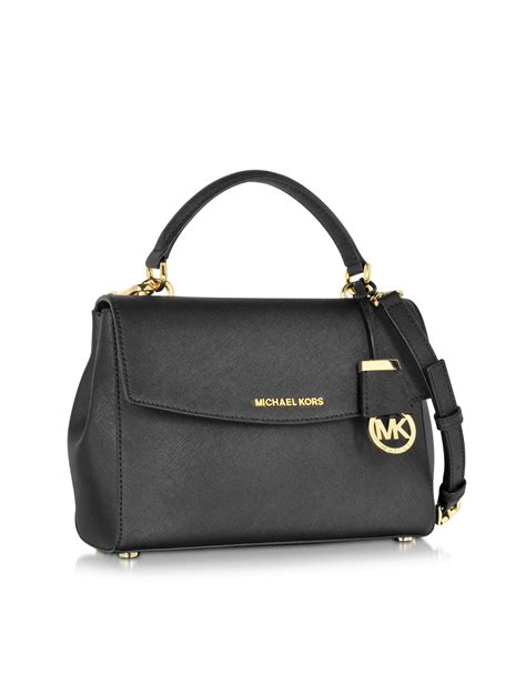 michael kors small black satchel